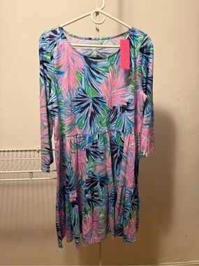 Lilly Pulitzer Geanna Dress gecko green